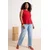 Trendyol Curve Ženska bluza Tbbss26Af00078, Crvena