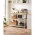 Songmics Kuhinjska polica 3 nivoji 60x120x90 cm rjava