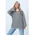 Trend Alacati Stili Ženska bluza Alc-X14540, Crno-bela