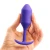 Analni čep B-vibe - Snug Plug 2, vijoličen