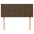 Vidaxl vidaXL Vzglavje postelje temno rjavo 100x5x78/88 cm blago