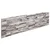 Zidne panele 10 pcs Svijetlo siva 100 x 25 cm EPS pjena