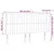 Vidaxl Vzglavje z ušesi modro 163x23x118/128 cm blago