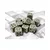 Kockice Chessex - Opaque - Germany War Dice - Dark Grey-Black - Dice Block 16mm (12)