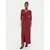 Rinascimento Večerna obleka CFC0019791002 Bordo rdeča Regular Fit