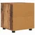 Vidaxl Kopalniška omarica Star les 40,5 x 40 x 44 cm Konstruiran les