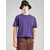 Volcom Majica SOLID STONE lila/črna
