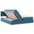 Krevet s od storage s madracem Tamno plava 100 x 200 cm