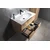 Bathroom set CIRASA 81, oak alabama - Rjava - Sapho - CIRASA - 24 - MDF/laminat - 810 - 2430 - Backlit mirrors - 14