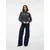 VERO MODA Pulover VMLeaf  temno siva