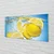 tulup.si Slika na steklu Lemon v vodi 125x50 cm 4 obešalnika