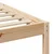 Krevetna konstrukcija s bočnim stolovima Prirodna 90 x 210 cm