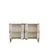 Hanah Home komoda Seza 120, 120 cm, hrast Sapphire / bela / zlatna