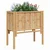 Vidaxl Dvignjena gredica Rjava 70 x 35 x 70 cm Bambus