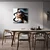 Slika eleganten profil z barvnimi lasmi - 40x40