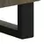 Komoda crna 60x33x75 cm Puno drvo Mango