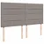 Vidaxl Box spring postelja z vzmetnico taupe 180x200 cm blago