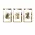 Wallity Slika Huhu394, 50x70 cm, 3 dela
