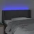 LED uzglavlje tamnosivo 83x16x78/88 cm od tkanine