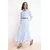 Trendyol Modest Ženska haljina Tctss26Eb00008, Svetloplava