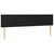 Vidaxl Box spring postelja z vzmetnico črna 180x200 cm blago
