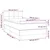 Vidaxl Box spring postelja z vzmetnico krem 100x200 cm blago