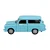 shumee WELLY TRABANT P601 KARAVAN MODRE 1:34 43871