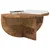 Polica na zidu Zidne 2 pcs Staro drvo 38 x 19 x 19 cm