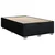 vidaXL Postelja boxspring z vzmetnico Črna 120 x 190 cm Blago