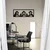 Wallity Zidna dekoracija Three Monkeys L, 100x36cm, Crna