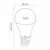 Žarnica A60LED E27 15W 3000K Eco