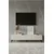 Hanah Home TV komoda Didema 180, 180 cm, bela / travertin