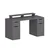 Hanah Home radni sto Alen 150cm 2 Drawer 2 Cabinet, 150 cm, antracit