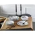 Creatable Jedilni Servis Luna Black Flower, 18-Delni