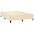 Vidaxl Posteljni okvir brez vzmetnice krem 140x190 cm blago