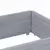 Okviri za palete 3 kom sivi 150x50 cm od masivne borovine