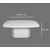 Hanah Home Klub sto Lilyum Large, 100x42x54 cm, Beli
