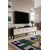 Hanah Home TV komoda Demet, 180 cm, antracit / travertin