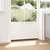 Držač četke za vrata 6 pcs Bijelo 100 cm Aluminijski legura