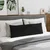 Jastučići za sofu 2 pcs Crna 120 x 40 cm Kordura tekstil