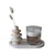 Aberto Design Set Betonskih sveća 34ST, Beli