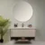 HANAH HOME Kupatilski ormarić sa umivaonikom i ogledalom (2 komada) Elegant Grey Hrast