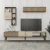 Hanah Home TV komoda sa policama Milan, 180 cm, Krem