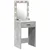 Toaletni stol Betonski sivi 50 x 41 x 135 cm Konstruirano drvo