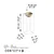 Aberto Design Dekorativna saksija GED-021-C, 60 cm, O 20 cm ,, Bela