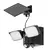 RABALUX Leszno Spoljna zidna lampa, Solarna, LED, IP54, 10W, 800lm, Crna