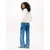 Tommy Jeans Majica mornarska/brusnica/bela
