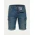 KOROSHI Kargo kavbojke moder denim