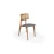 Hanah Home Trpezarijski sto i stolice Albero137, 100x75x100 cm, 4 stolice, Smeđi,