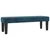 Box spring postelja z vzmetnico temno modra 180x200 cm žamet